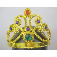 Crown Princess Plastic Hat Gold 60cm lon
