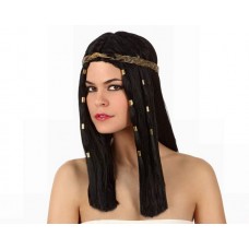 Hair - Wig Egyptian Lady Black - Gold Ac