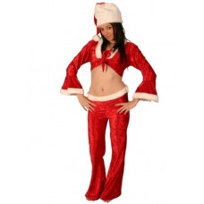 Santa Miss Velvet Trouser Suit