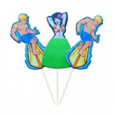 Picks to party Hawaii Boy/Girl 15cm 8's