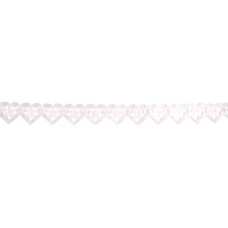 Bunting Heart Shapes Paper Garland 6m