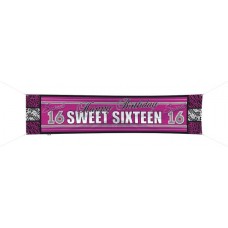 Banner Sweet 16th Birthday 40x180cm