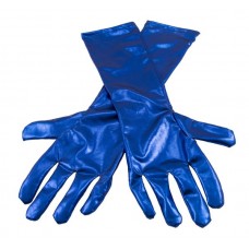 Gloves Metallic Blue