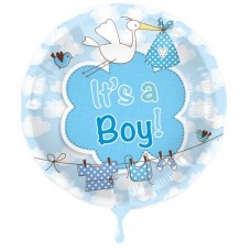 Balloon Foil  - Cloud Stork It's a Boy