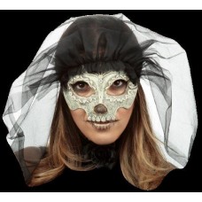 Mask Eye Day of the Dead Catrina & Veil