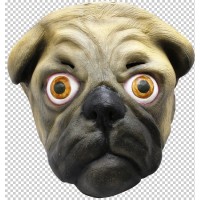 Mask Face Funny Animal Pug with