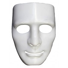 Mask Face Plastic White