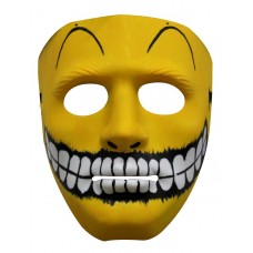 Mask Face Plastic Painted Smiley