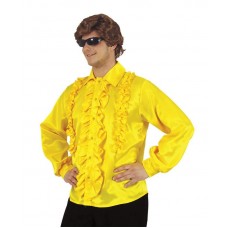 Shirt with Frills Yellow XL