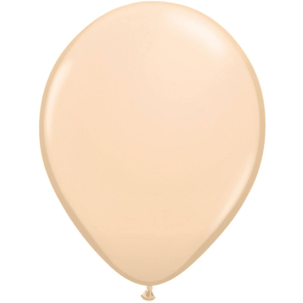 100 X NATURAL PALE BALLOONS - 28CM