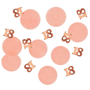 18TH BIRTHDAY LUSH BLUSH TABLE CONFETTI - 25G