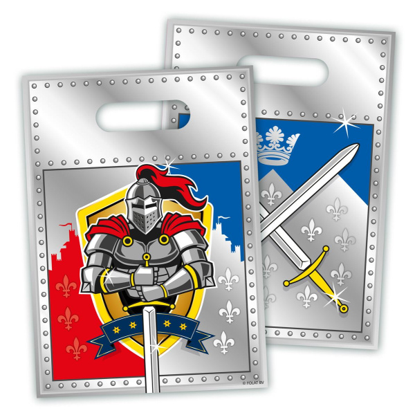 8 X MEDIEVAL KNIGHTS PARTY BAGS