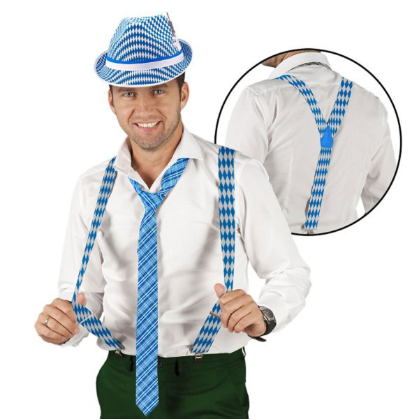 OKTOBERFEST BLUE & WHITE BRACES