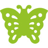 MULTICOLOURED BUTTERFLY PAPER GARLAND - 6M