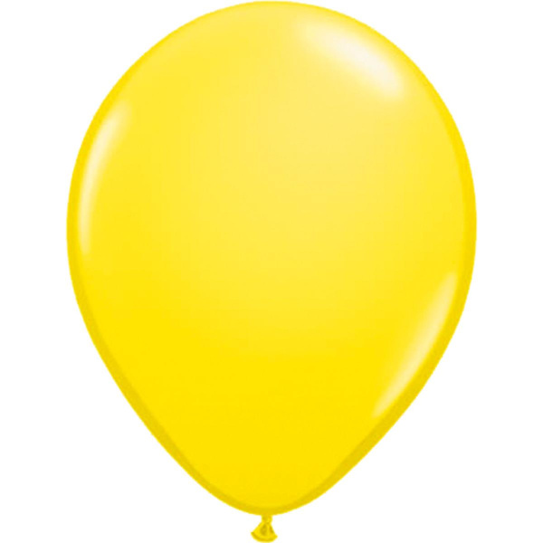 10 X YELLOW BALLOONS - 30CM