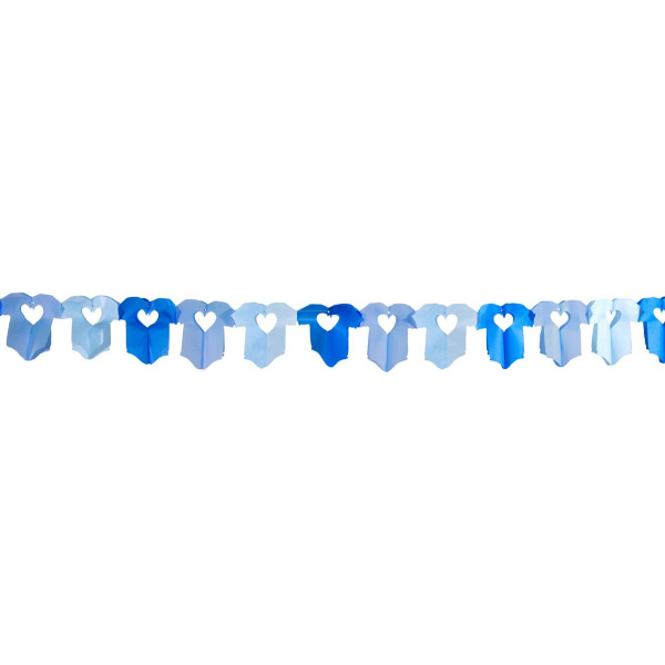 BABY BOY/BLUE PAPER GARLAND - 6M