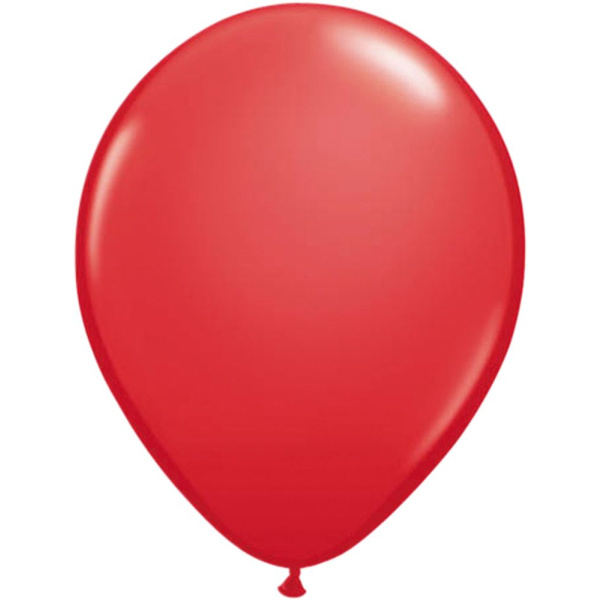 10 X RED BALLOONS - 30CM