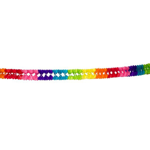 MULTICOLOURED RAROTONGA HONEYCOMB GARLAND - 6M