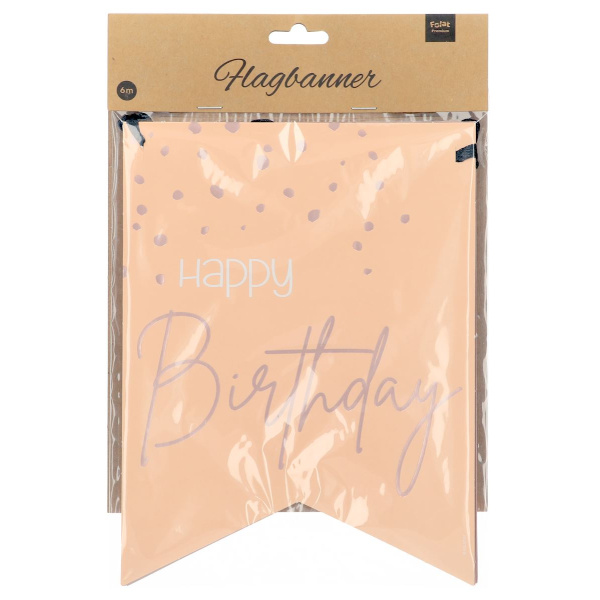 HAPPY BIRTHDAY LUSH BLUSH BUNTING - 6M