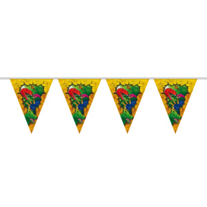 DINOSAUR TRIANGLE BUNTING - 6M