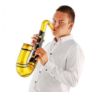 INFLATABLE MUSICAL SAXOPHONE - 55CM