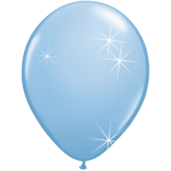 100 X LIGHT BLUE BALLOONS - 30CM