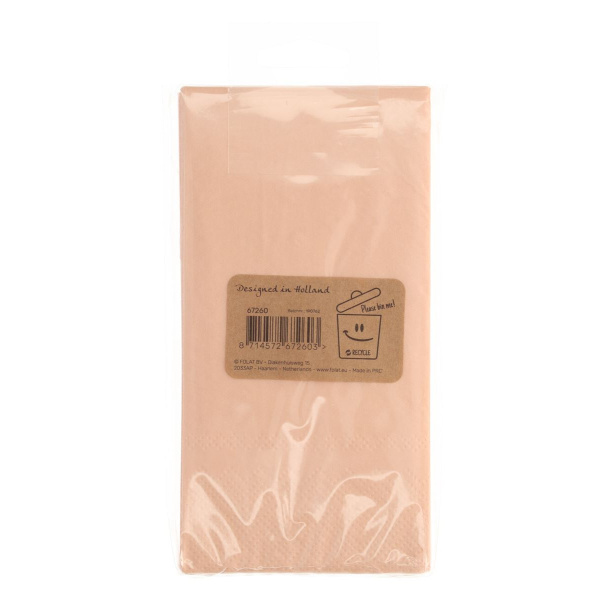 10 X 60TH BIRTHDAY LUSH BLUSH NAPKINS - 33CM