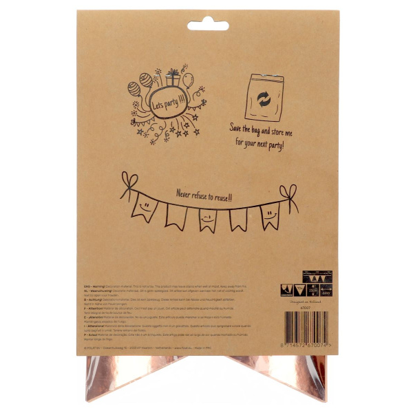 HAPPY BIRTHDAY LUSH BLUSH BUNTING - 6M