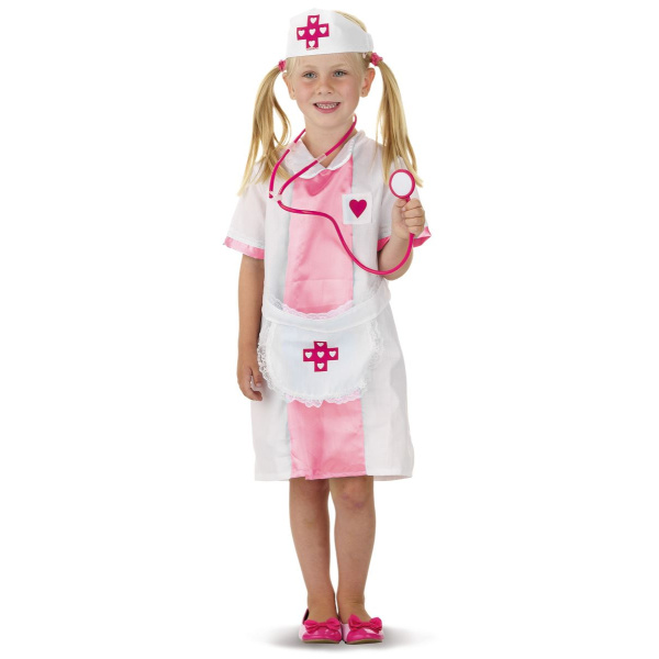 CHILD'S PINK NURSE COSTUME 2 PIECES - M