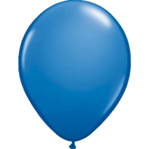 50 X DARK BLUE METALLIC BALLOONS - 30CM