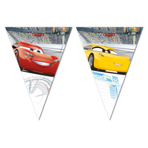 DISNEY CARS 3 TRIANGLE BUNTING - 3M