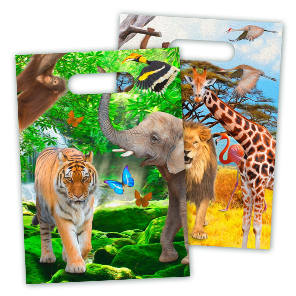 8 X SAFARI PARTY BAGS