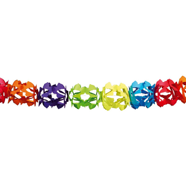 MULTICOLOURED HOKU PAPER GARLAND - 6M