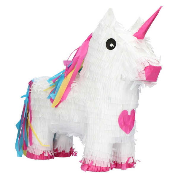 RAINBOW UNICORN PINATA - 35CM X 35CM