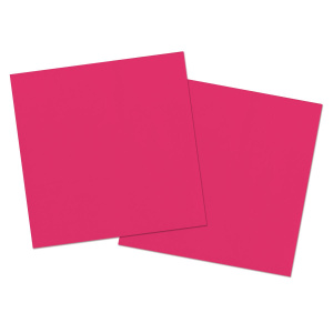 20 X PINK NAPKINS - 33CM