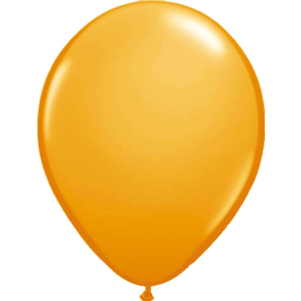 50 X ORANGE METALLIC BALLOONS - 30CM