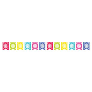 SUN MANDALA MULTICOLOURED BUNTING - 3.65M