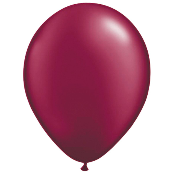 50 X BURGUNDY BALLOONS - 30CM