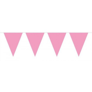 BABY PINK XL TRIANGLE BUNTING - 10M