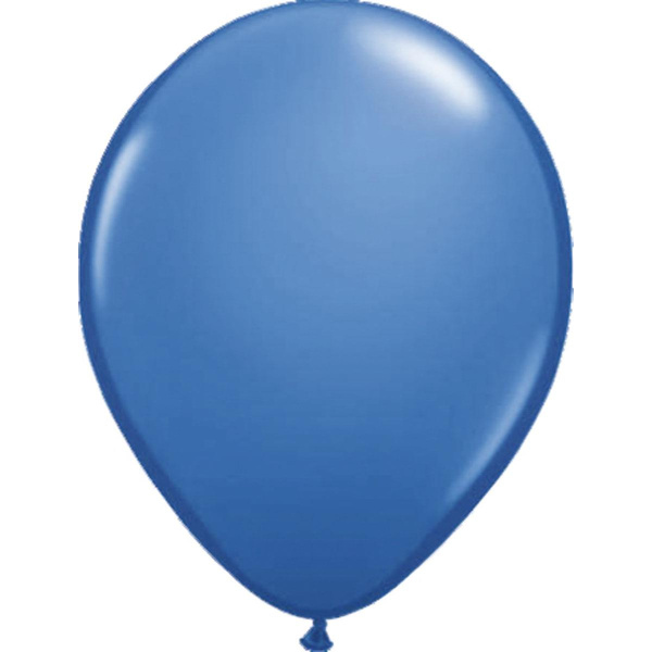 10 X DARK BLUE BALLOONS - 30CM