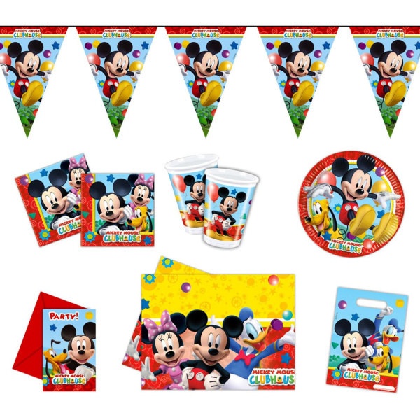 54 ITEM DISNEY MICKEY MOUSE PARTY SET