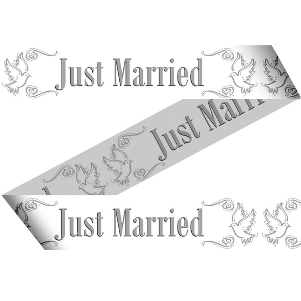 JUST MARRIED BARRIER TAPE - 15M