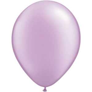 50 X LAVENDER PURPLE METALLIC BALLOONS - 30CM