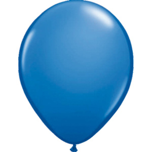 100 X DARK BLUE BALLOONS - 30CM