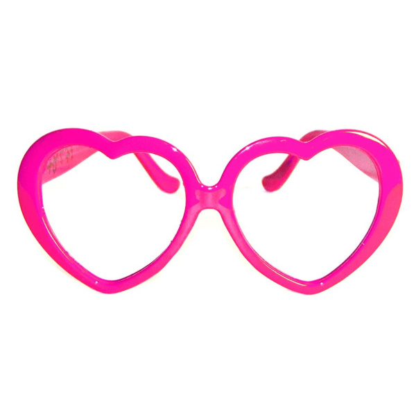 GLASSES PINK HEARTS