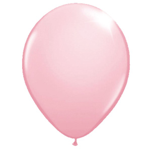 100 X PINK METALLIC BALLOONS - 30CM