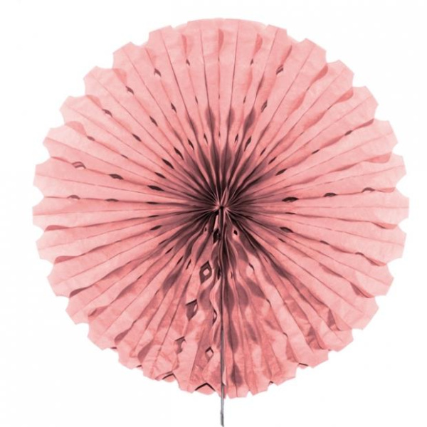 BABY PINK HANGING HONEYCOMB FAN - 45CM