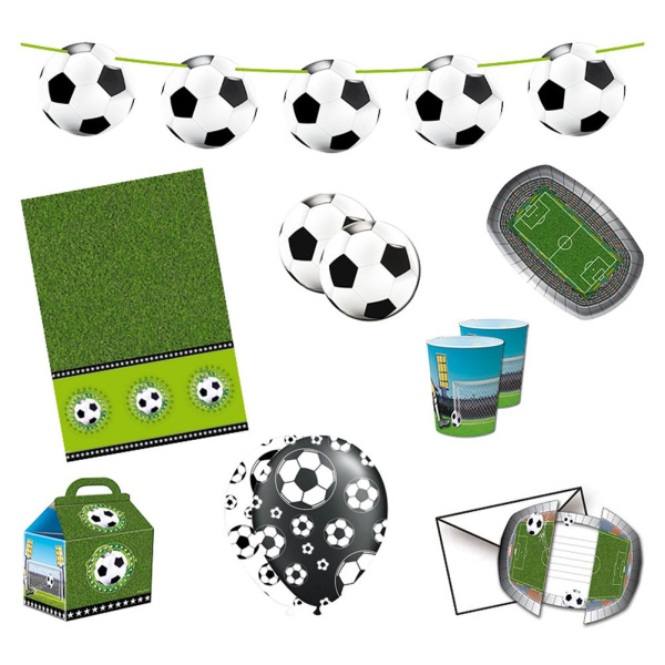 62 ITEM FOOTBALL PARTY SET