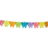 MULTICOLOURED BUTTERFLY PAPER GARLAND - 6M