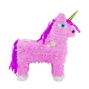 RAINBOW UNICORN PINATA - 55CM X 30CM